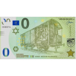 0 Euro biljet Sereď Múzeum Holokaustu
